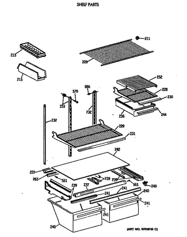 Shelf parts