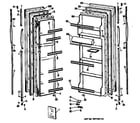 GE MSX22GRAAD doors diagram