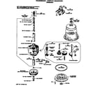 GE WRW5705RBL transmission - complete breakdown diagram