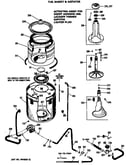Tub, basket & agitator