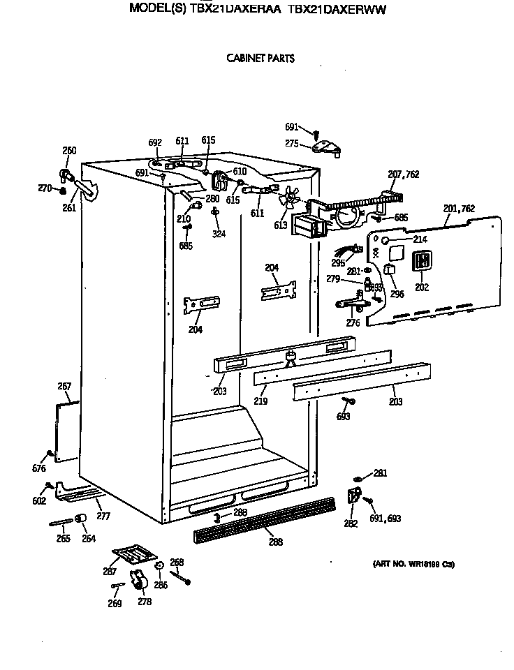 CABINET PARTS