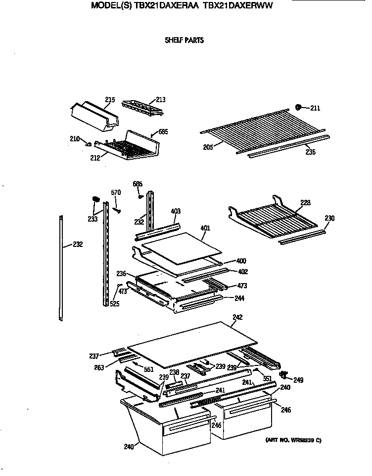 SHELF PARTS