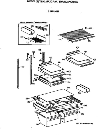 Shelf parts