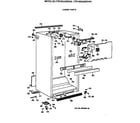 GE CTK18GAXERWW cabinet parts diagram
