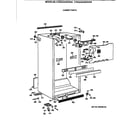 GE CTK24GAXERWW cabinet parts diagram