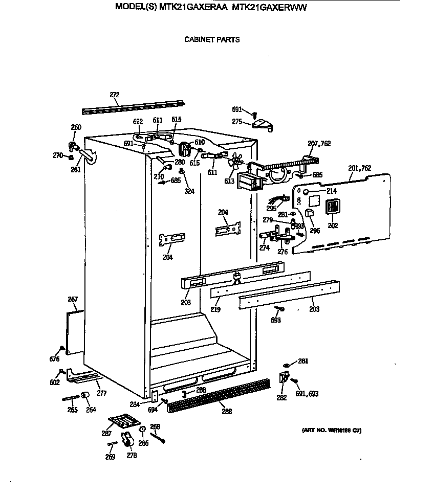 Cabinet parts