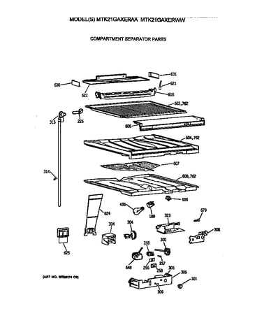 Compartment separator parts