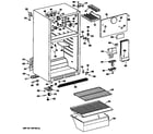 GE TBX16SPGRWH cabinet diagram
