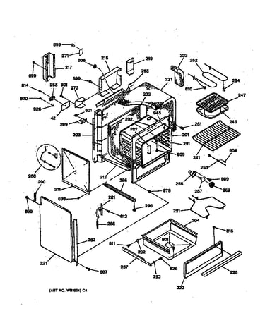 Body & drawer parts