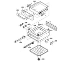 LG WDP3R cabinet parts diagram