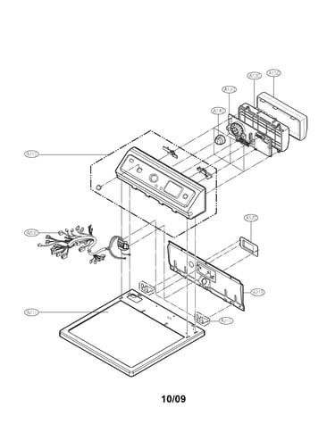 Control panel and plate parts