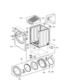 Cabinet and door assembly