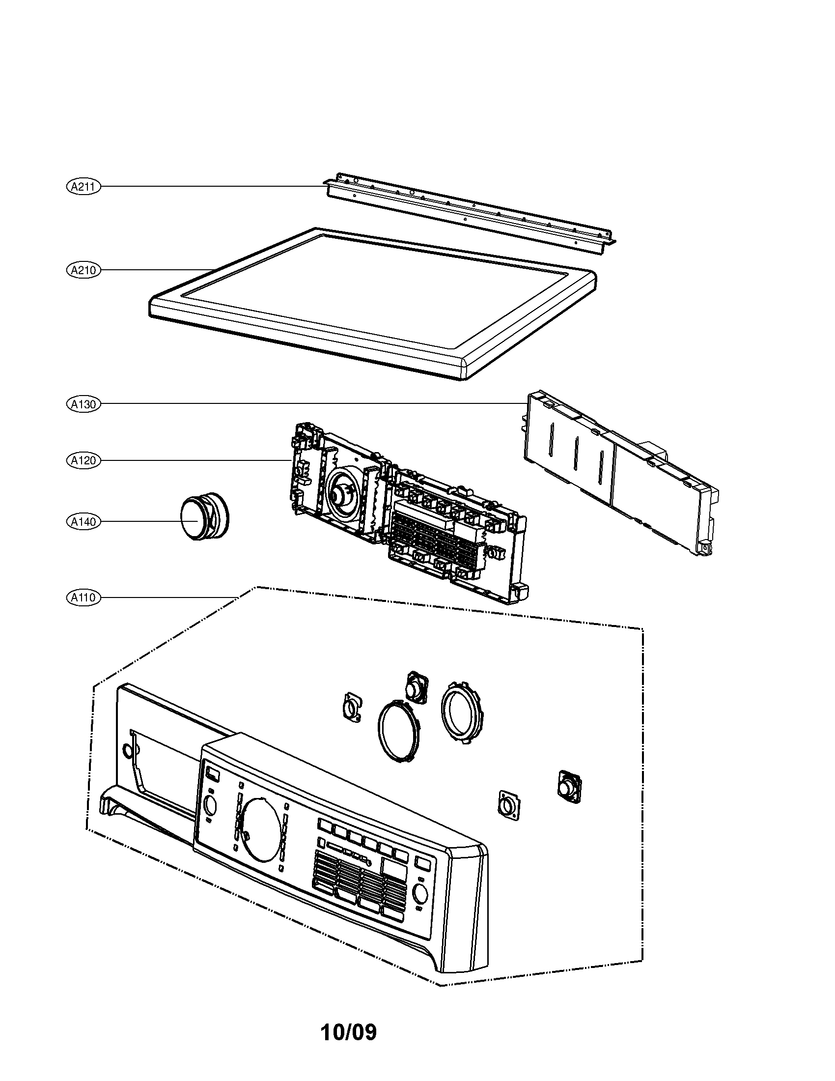 CONTROL PANEL AND PLATE PARTS