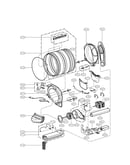Drum and motor assembly