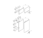 Kenmore 79569913900 door parts diagram