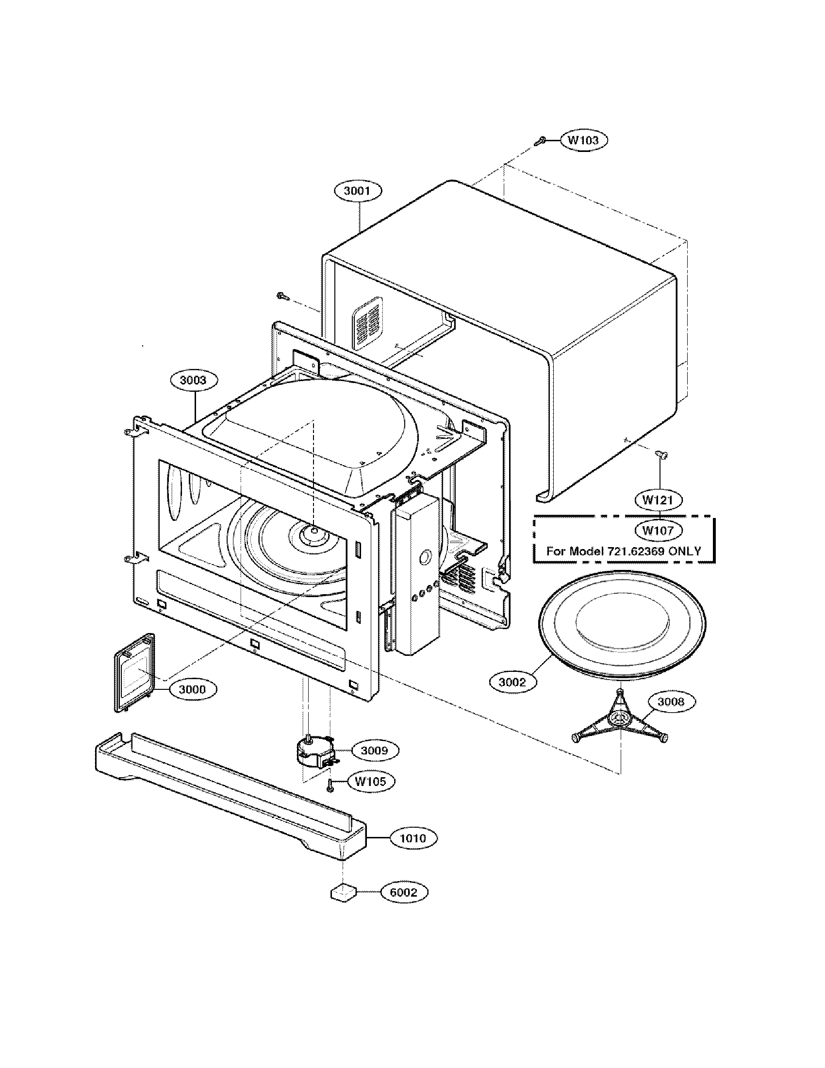 Open cavitiy parts
