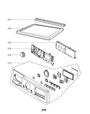 Control panel and plate assy parts