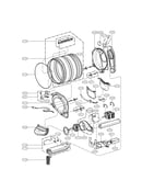 Drum and motor assy parts