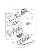 Panel drawer and guide assy parts