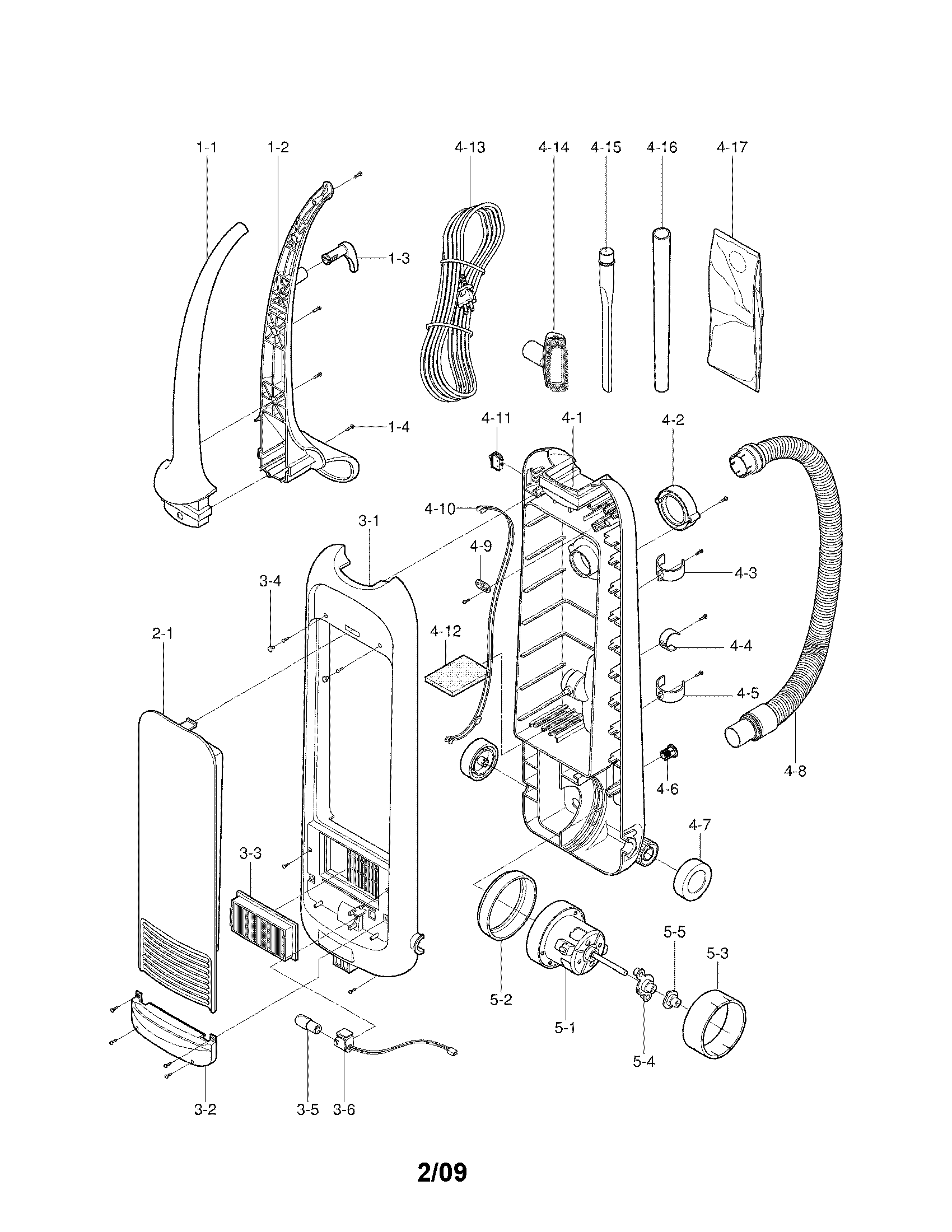 Upright parts