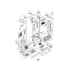 LG LMX21981ST/00 case parts diagram