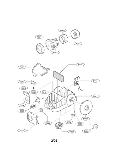 Base assy parts