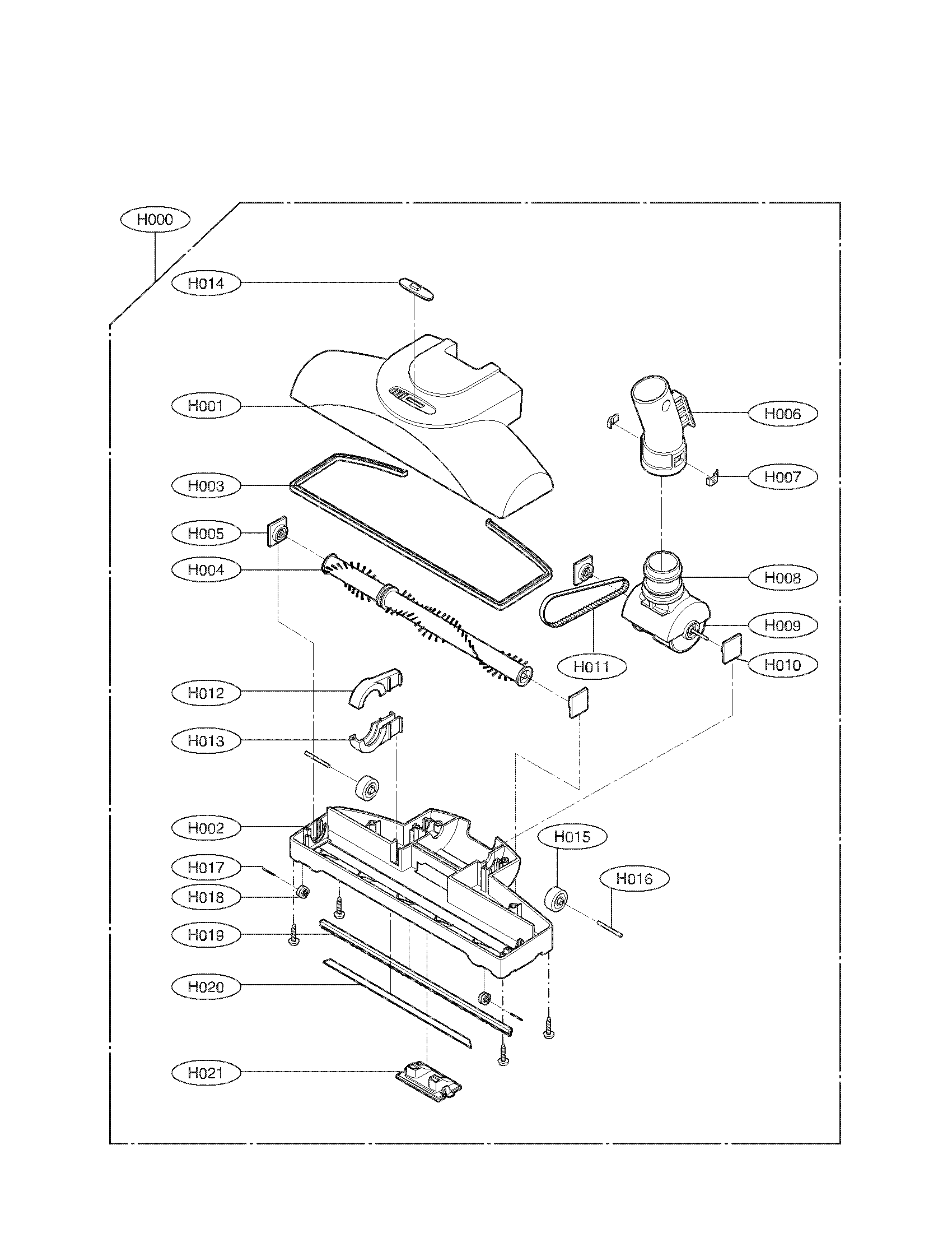 Nozzle assy parts