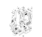 LG LFX25971SB/00 case parts diagram