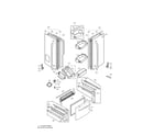 LG LFX25971SB/00 door parts diagram