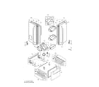 LG LFX21971ST/00 door parts diagram