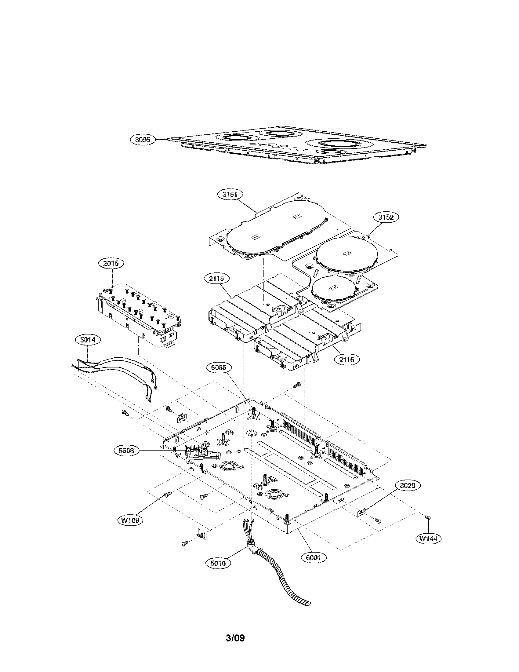 Cooktop parts