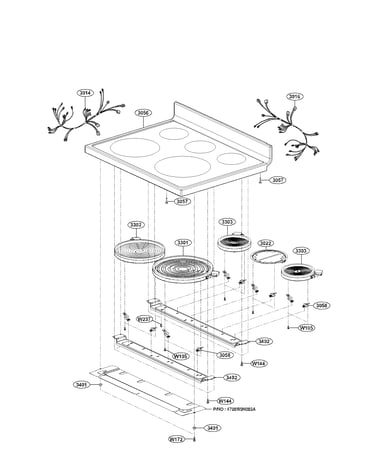 Cooktop parts