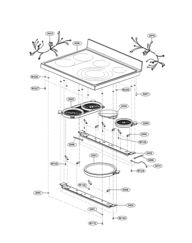 Cooktop parts