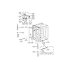 LG LDF6810BB tub assy diagram