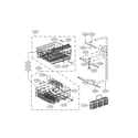LG LDF6810ST-02 rack assy diagram