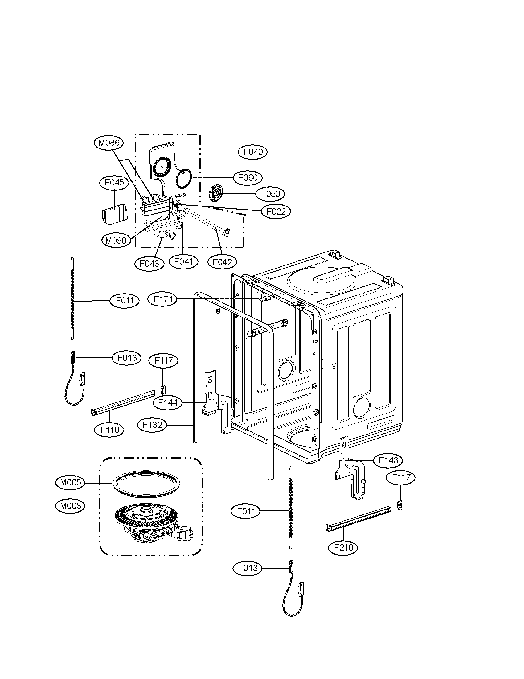 Tub parts