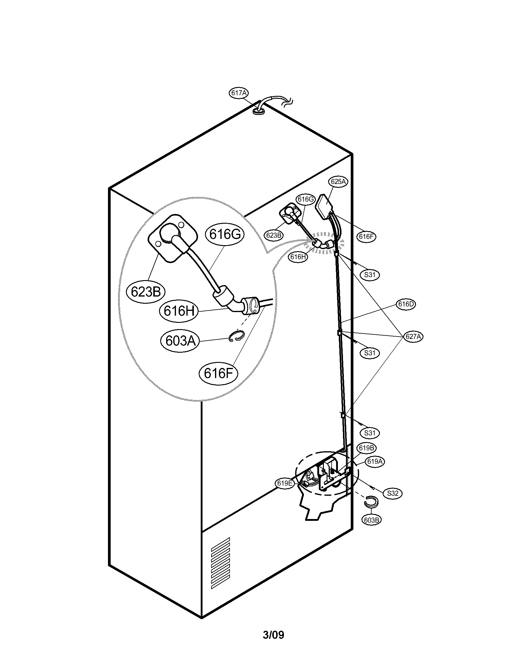 Valve and water parts