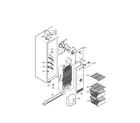 LG LSC27926SW freezer compartment parts diagram