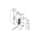 LG LRSC26925SW freezer compartment parts diagram