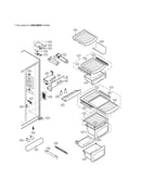 Refrigerator compartment parts