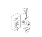 LG LRSC26925TT/00 ice and water parts diagram