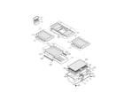 Kenmore 79578306801 refrigerator parts diagram