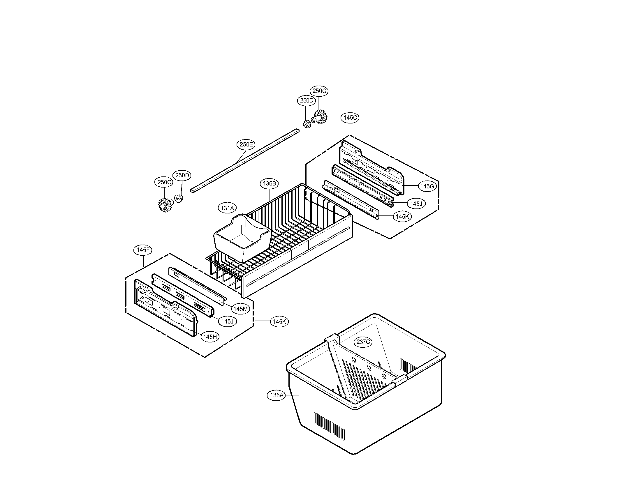 Freezer parts