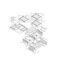 Kenmore Elite 79578753800 refrigerator parts diagram