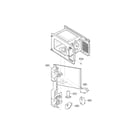 Kenmore 72162342200 latchboard parts diagram