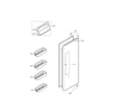 Kenmore 79558814900 refrigerator door parts diagram