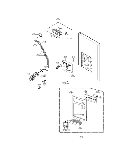Ice and water parts
