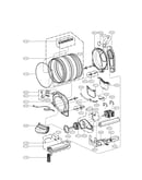Drum and motor assembly