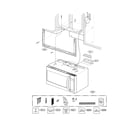 Kenmore Elite 72188519900 installation parts diagram