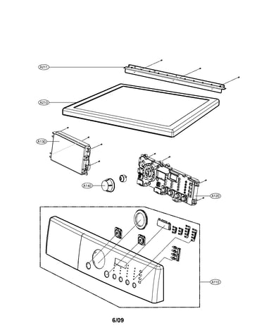 Control panel and plate parts